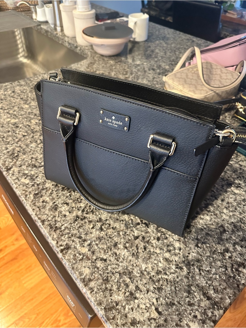 kate spade black Grove Street Lana bag